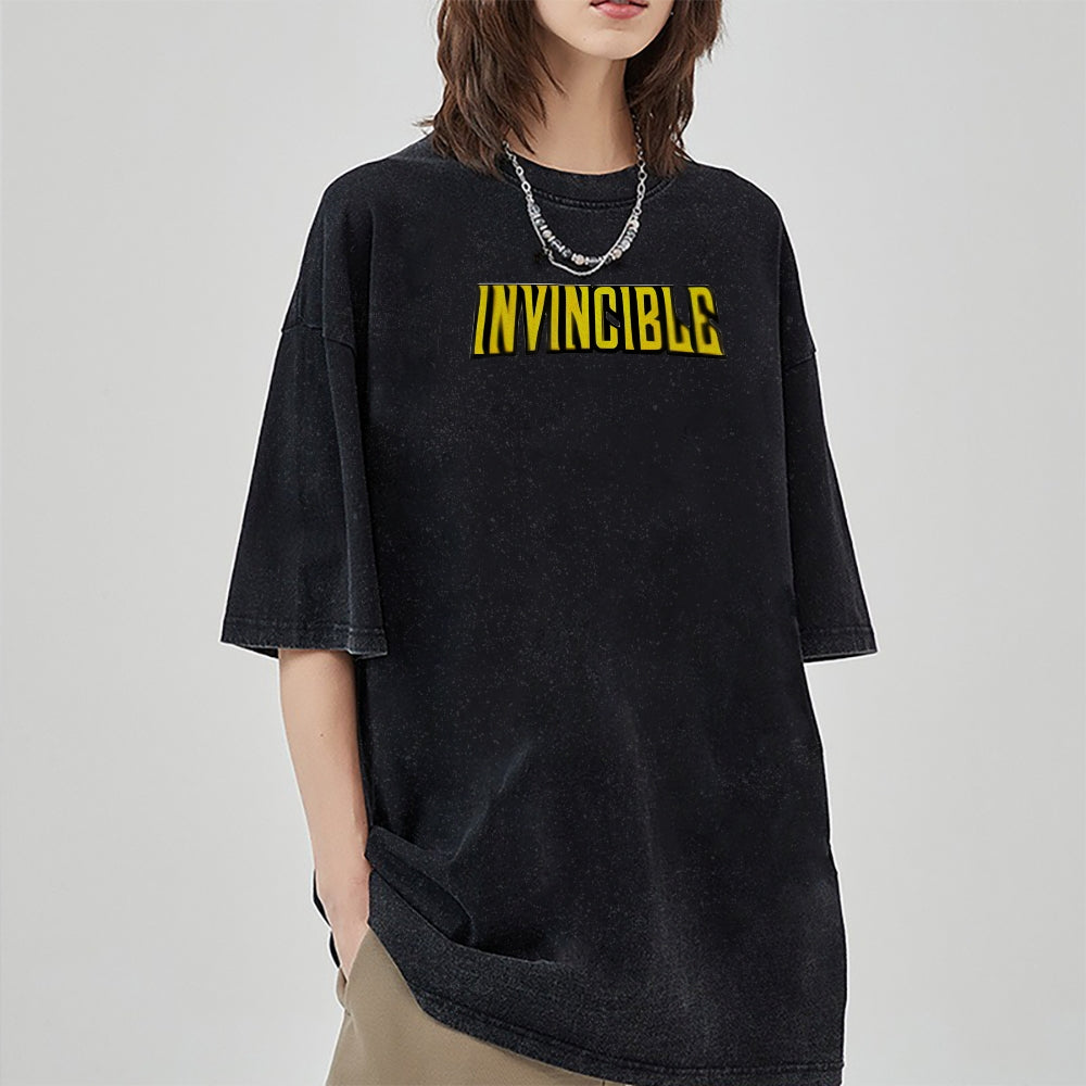 Vintage Oversized T-Shirt Invincible