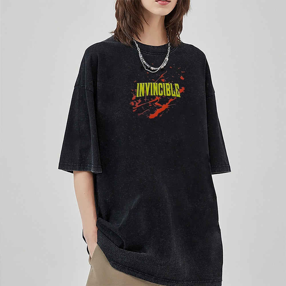 Vintage Oversized T-Shirt Invincible