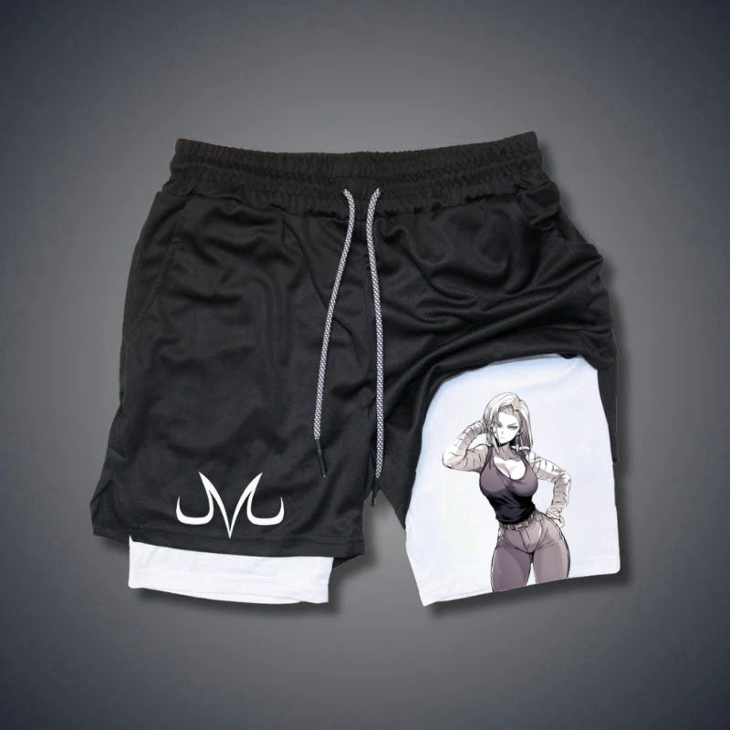 Dragon Ball Z Android 18 Performance Shorts