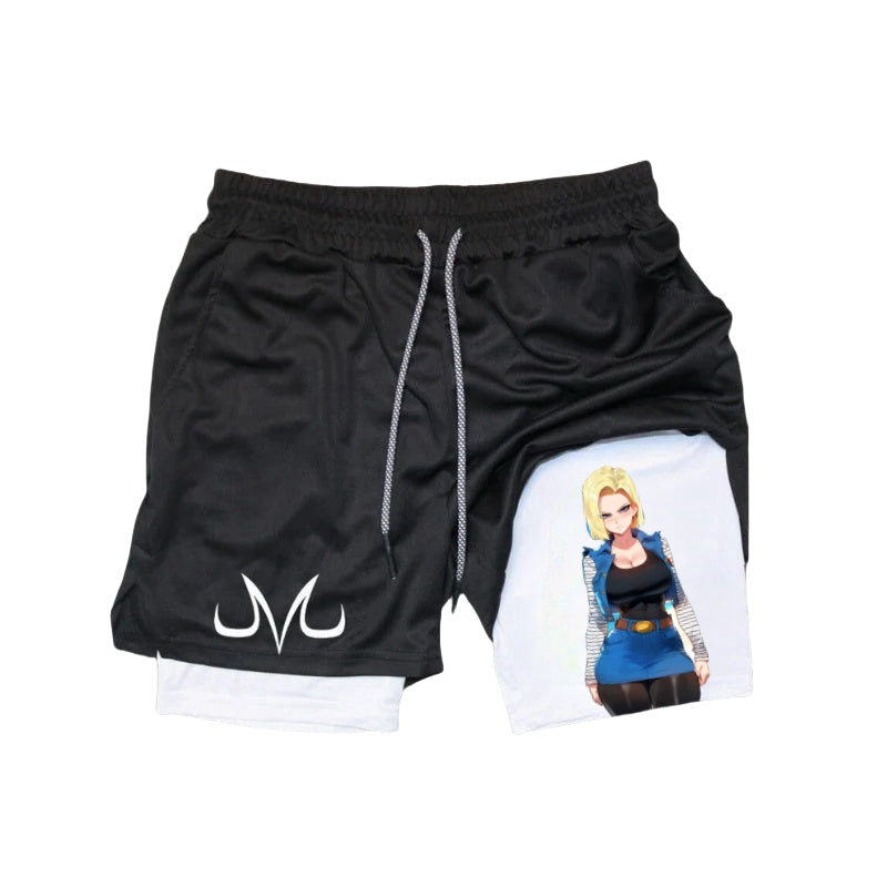 Dragon Ball Z Android 18 Performance Shorts