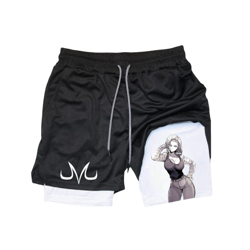 Dragon Ball Z Android 18 Performance Shorts