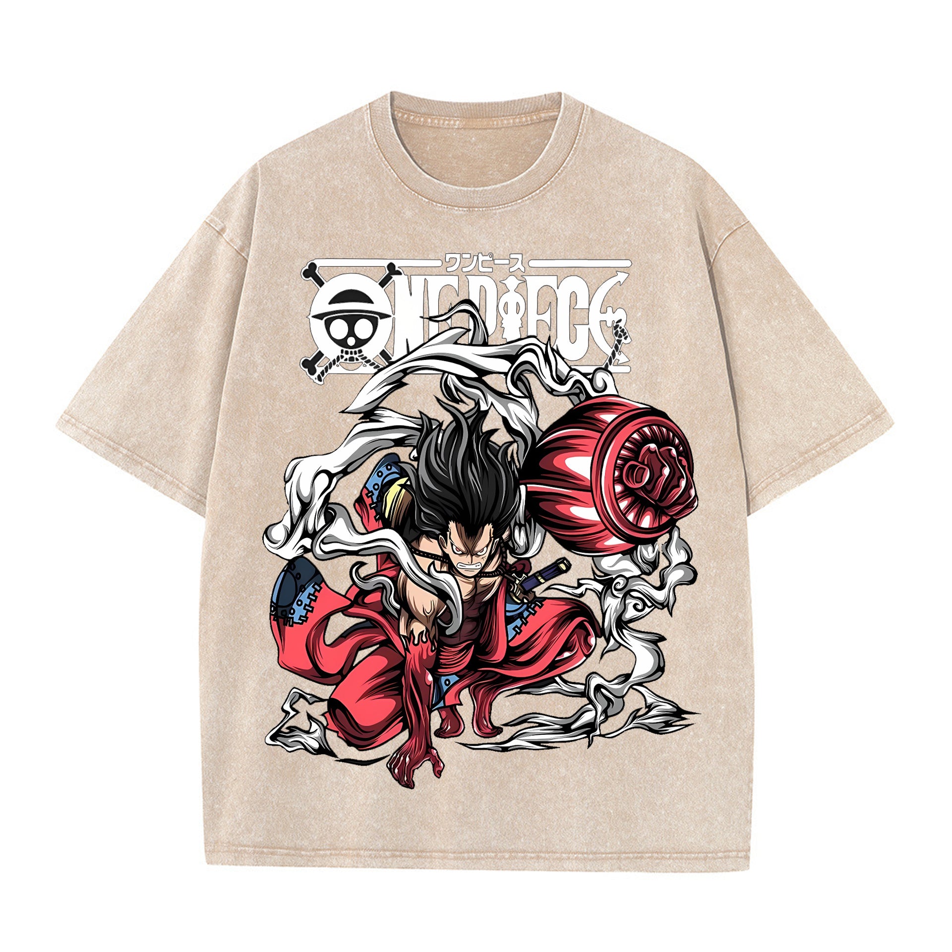 Anime Print Vintage T-Shirt