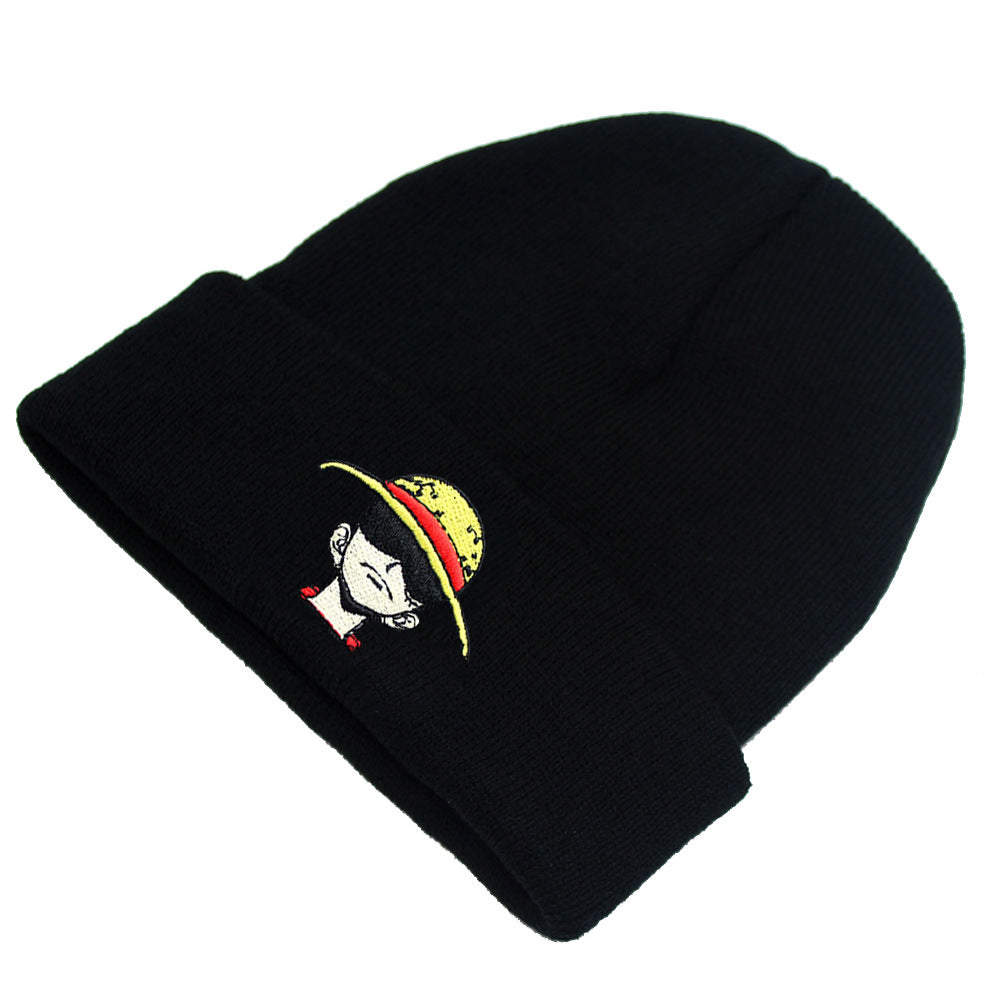 Unisex Pirate One Piece Anime Warm Knitted Hat