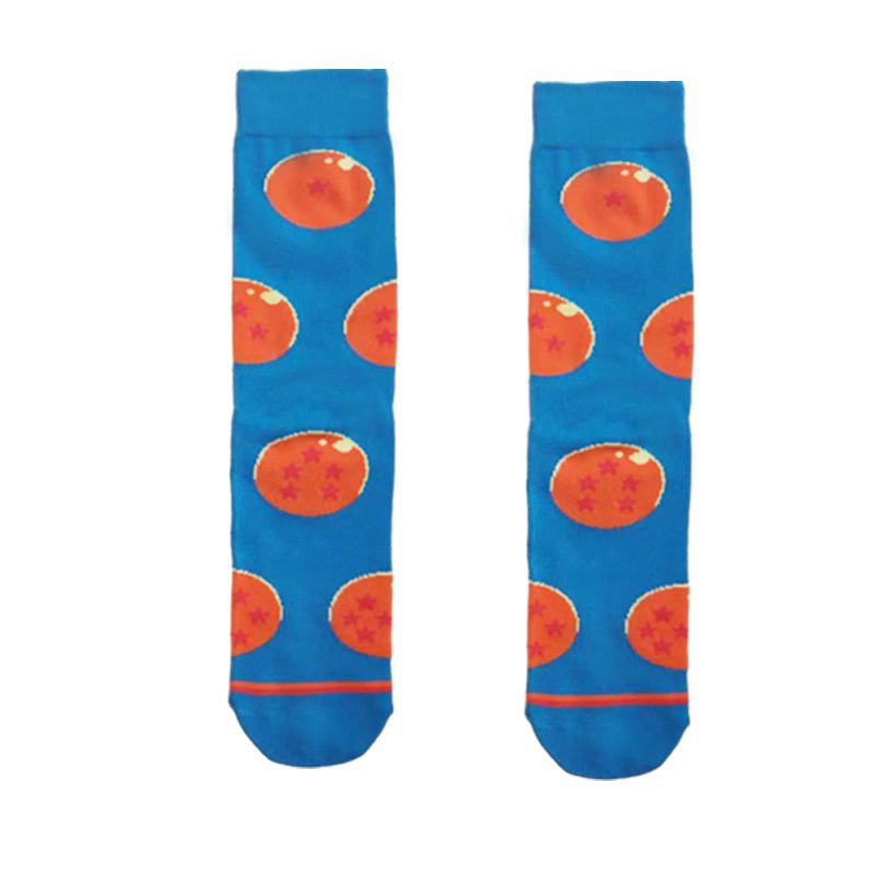 Unisex Anime Middle Tube Cotton Socks Cartoon Long Tube Trendy Personality Cotton Socks