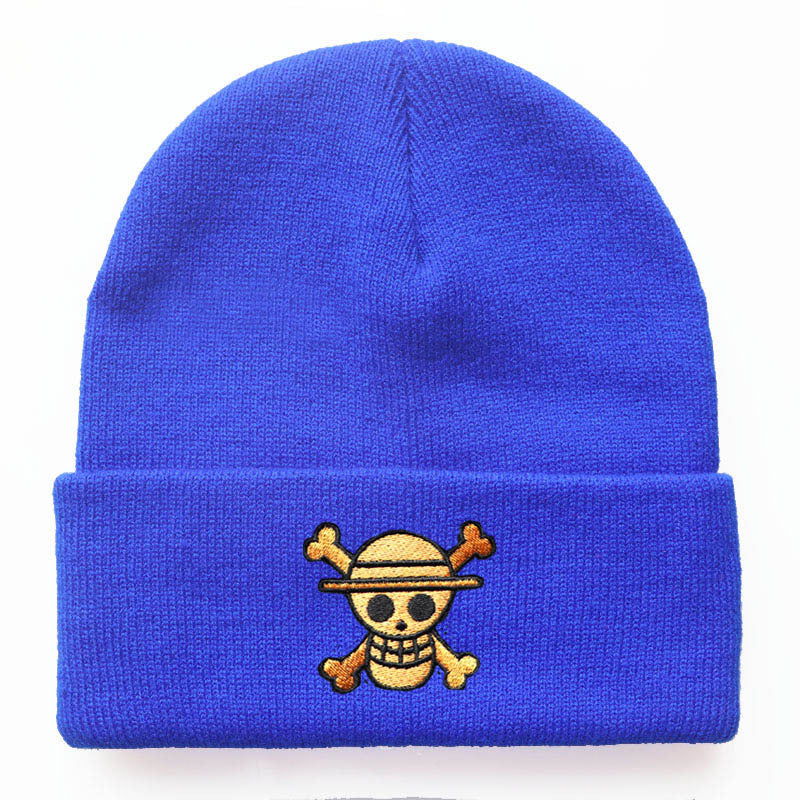 Unisex Pirate One Piece Anime Warm Knitted Hat