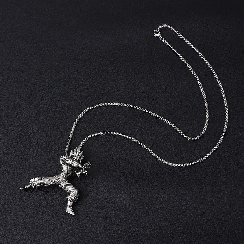 Unisex Anime Character Alloy Necklace