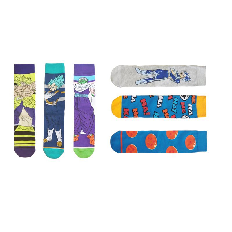 Unisex Anime Middle Tube Cotton Socks Cartoon Long Tube Trendy Personality Cotton Socks