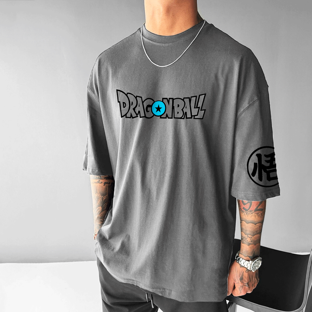 Unisex Anime Gift Casual Print Oversized T-shirt