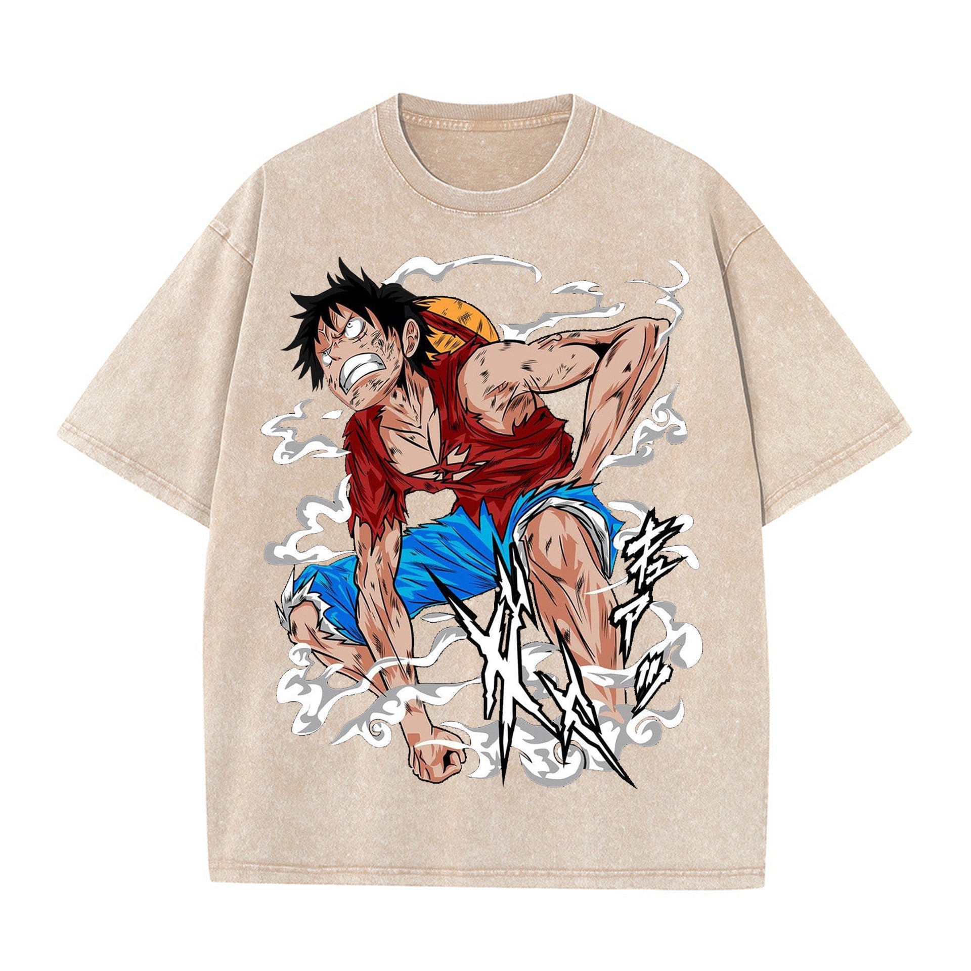 Anime Print Vintage T-Shirt