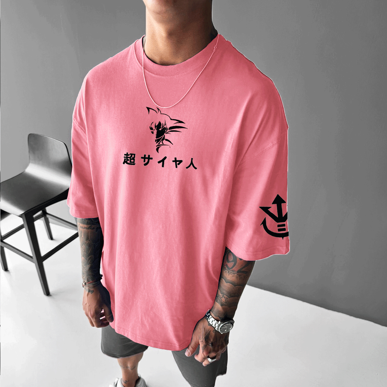 Unisex Anime Casual Print Casual T-Shirt