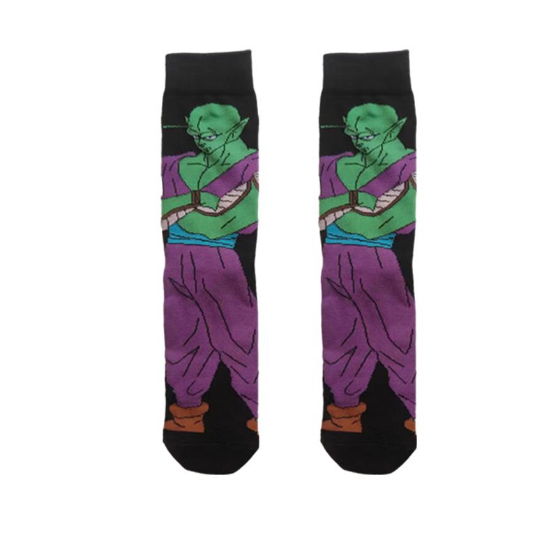Unisex Anime Middle Tube Cotton Socks Cartoon Long Tube Trendy Personality Cotton Socks