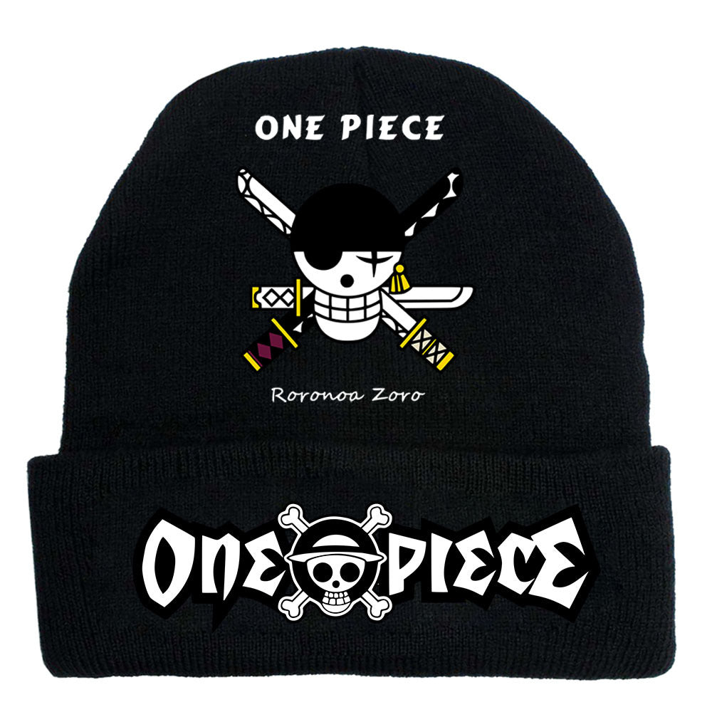 Unisex Pirate One Piece Anime Warm Knitted Hat