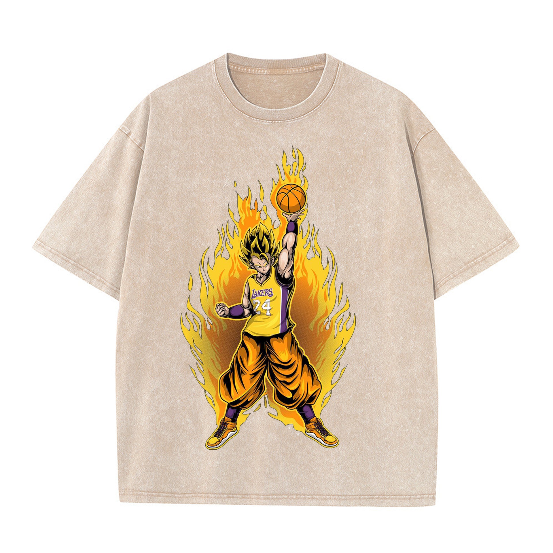 Anime Print Vintage T-Shirt