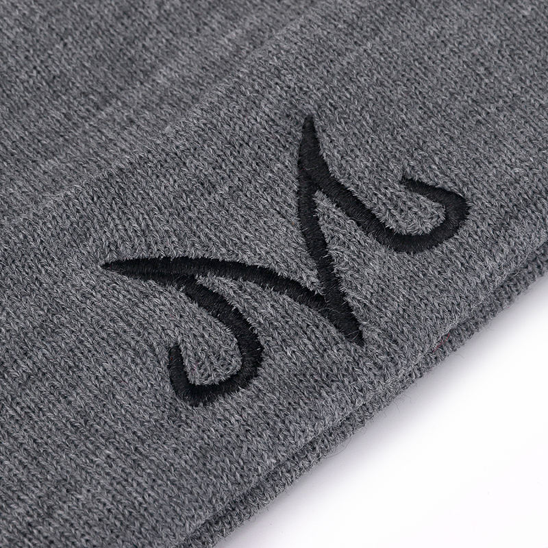 Unisex Anime Letter Logo Embroidered Casual Beanie