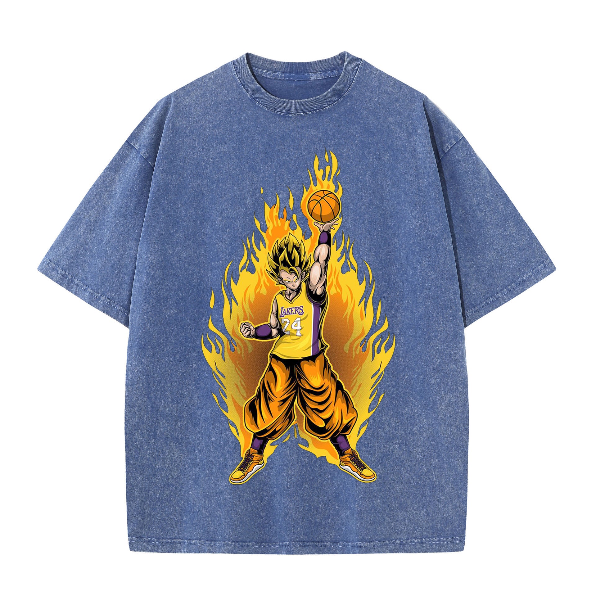 Anime Print Vintage T-Shirt