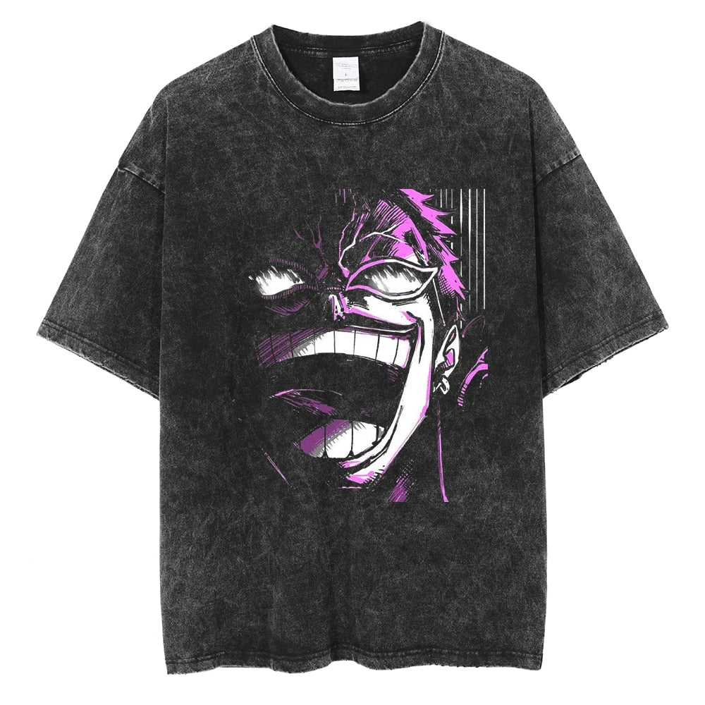 Anime Print Mad Man Vintage T-Shirt