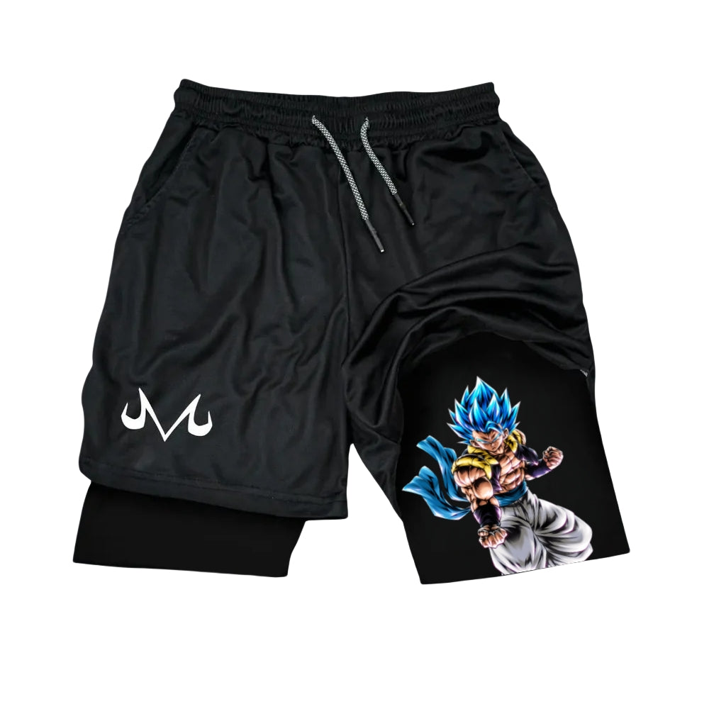 Dragon Ball Z Super Siayan Blue Goku Performance Shorts