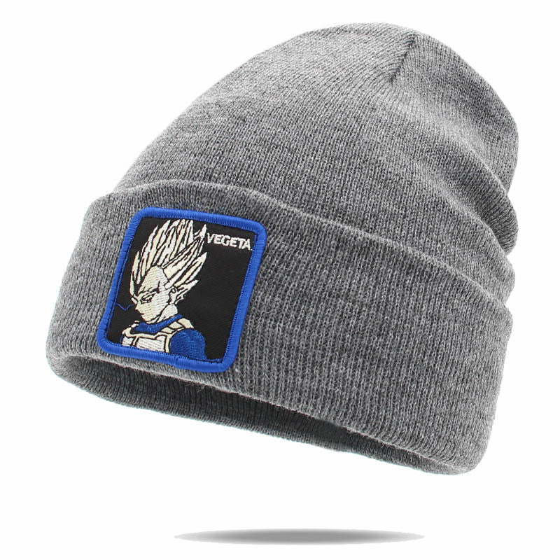 Unisex Cartoon Warm Label Wool Hat