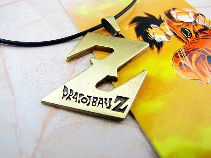 Unisex Anime Peripheral Hardware Z Letter Keychain Necklace