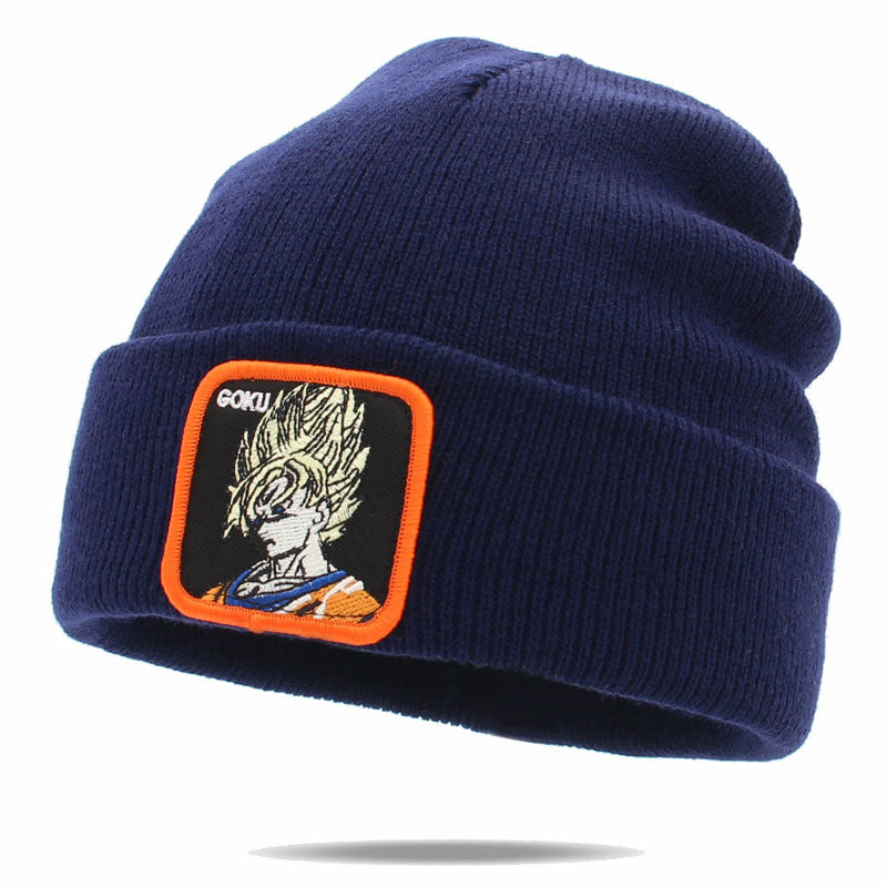 Unisex Cartoon Warm Label Wool Hat