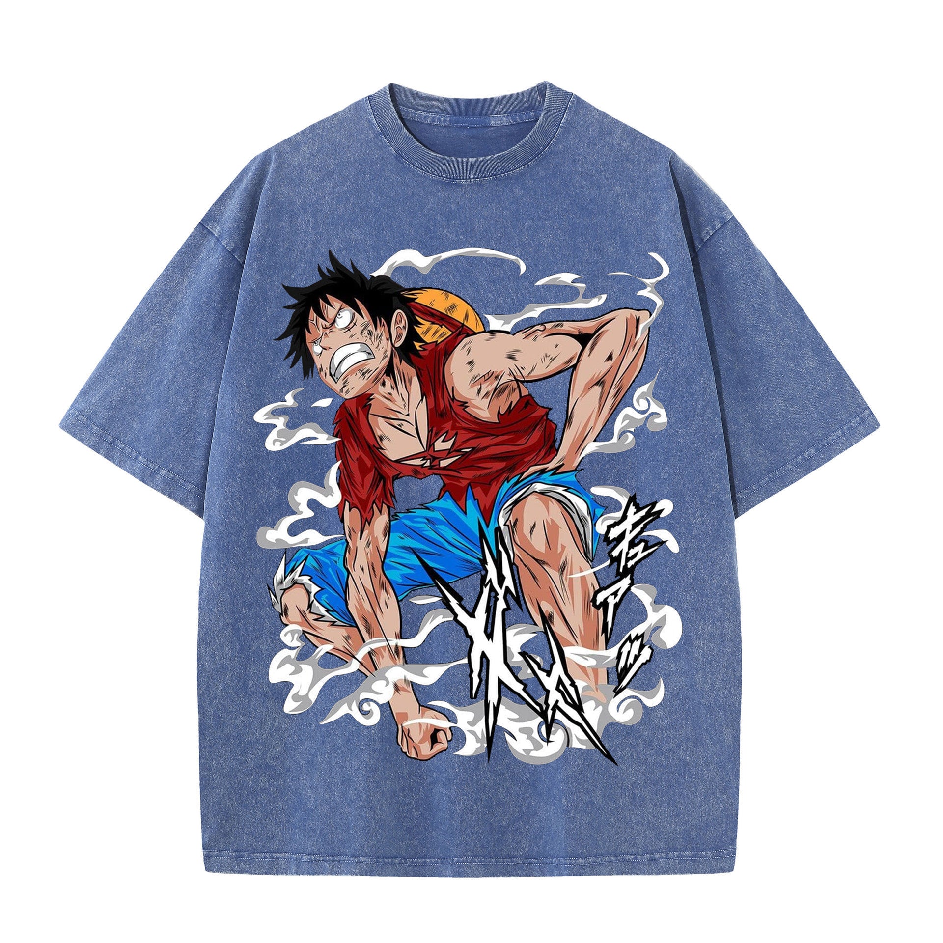 Anime Print Vintage T-Shirt
