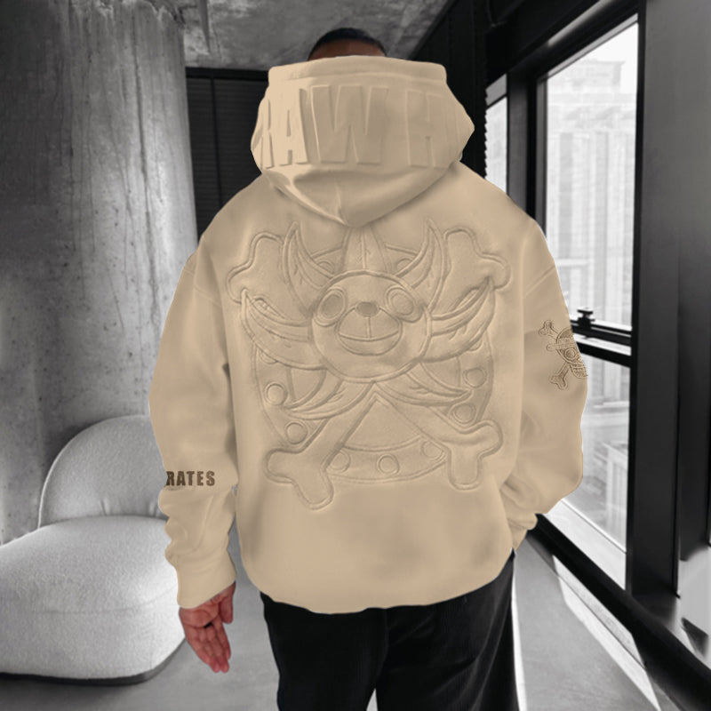 Oversized Anime Printed Hoodie