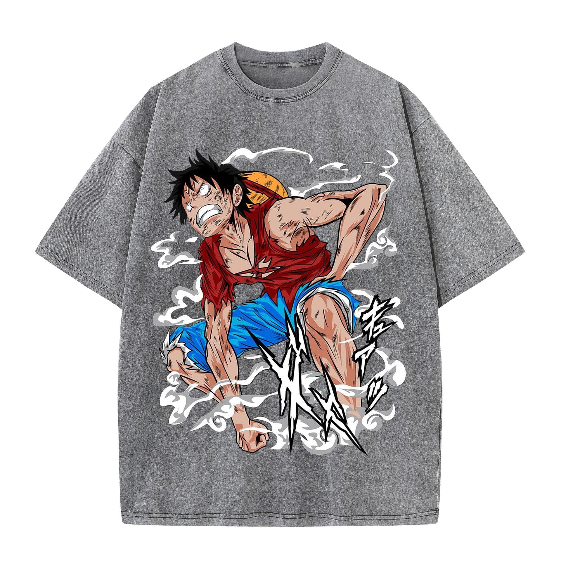Anime Print Vintage T-Shirt