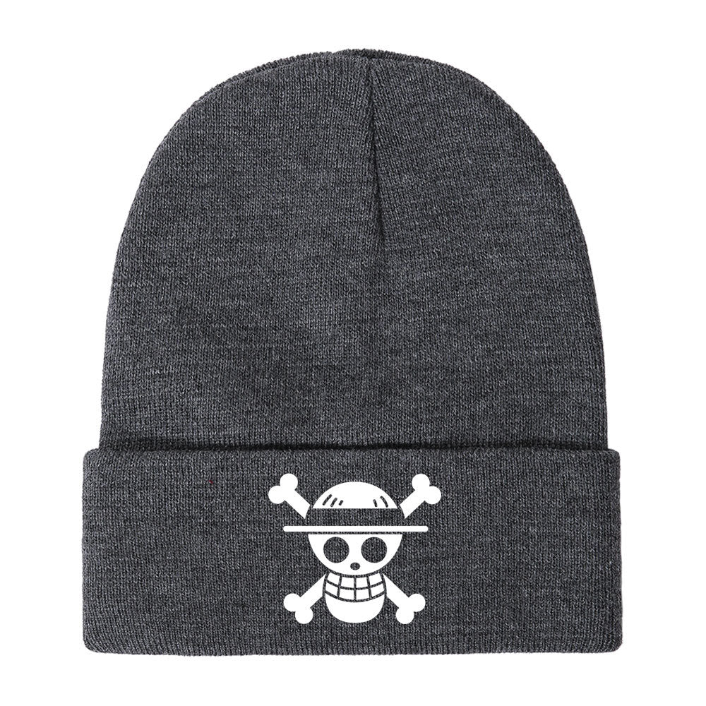 Unisex Straw Hat Anime Casual Warm Beanie