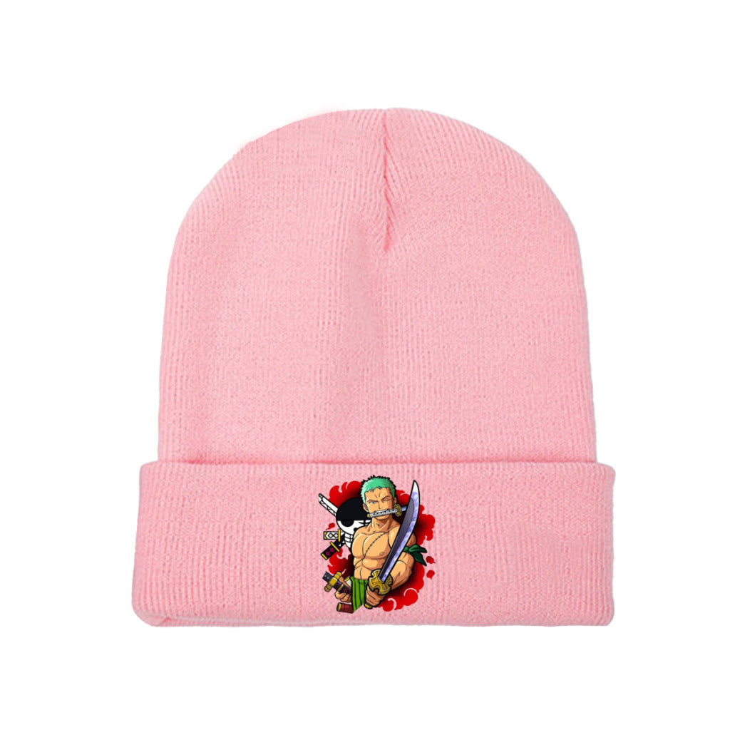 Unisex Pirate One Piece Anime Warm Knitted Hat