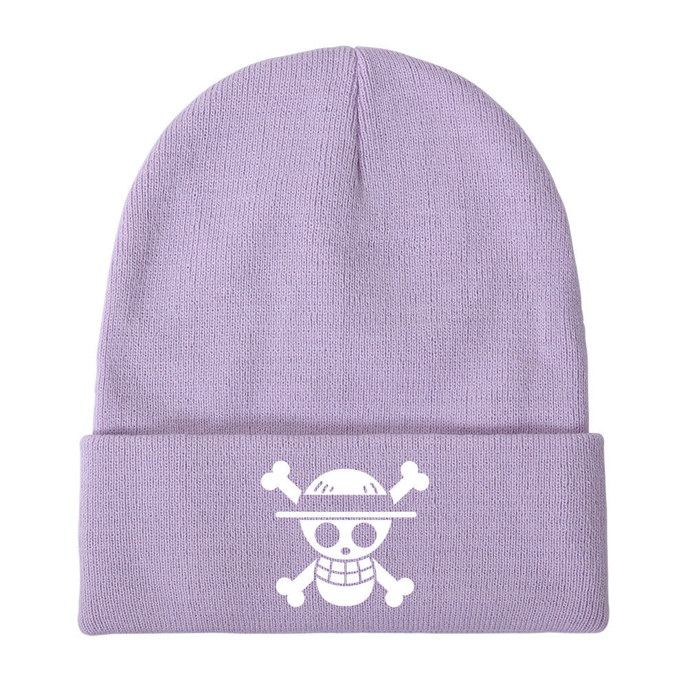 Unisex Straw Hat Anime Casual Warm Beanie