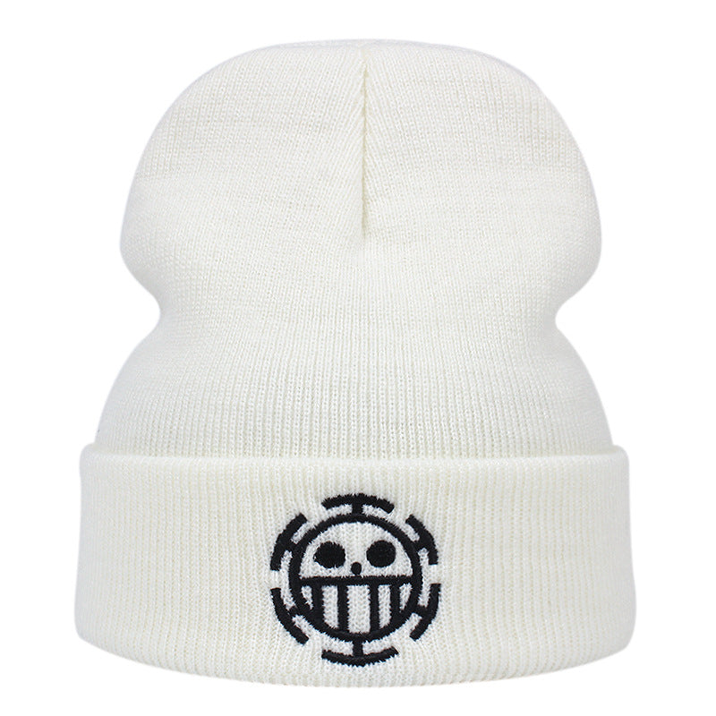 Unisex Pirate One Piece Anime Warm Knitted Hat