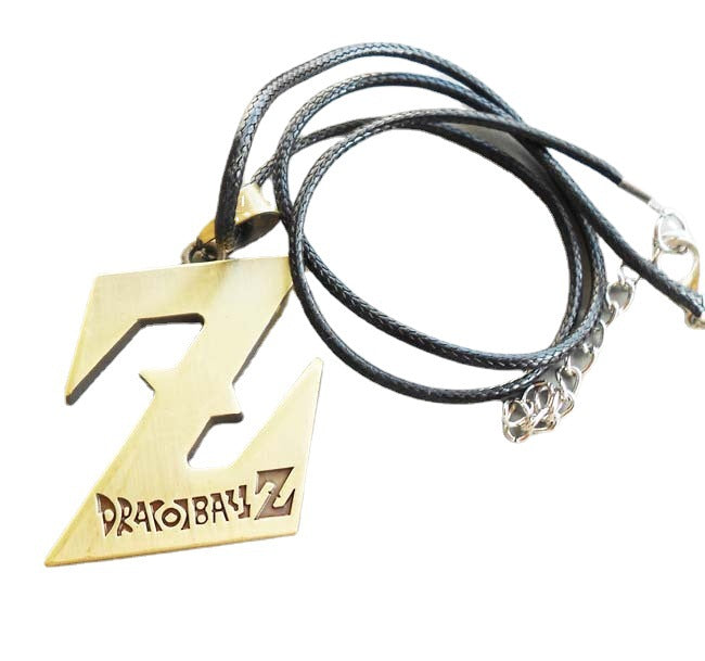 Unisex Anime Peripheral Hardware Z Letter Keychain Necklace