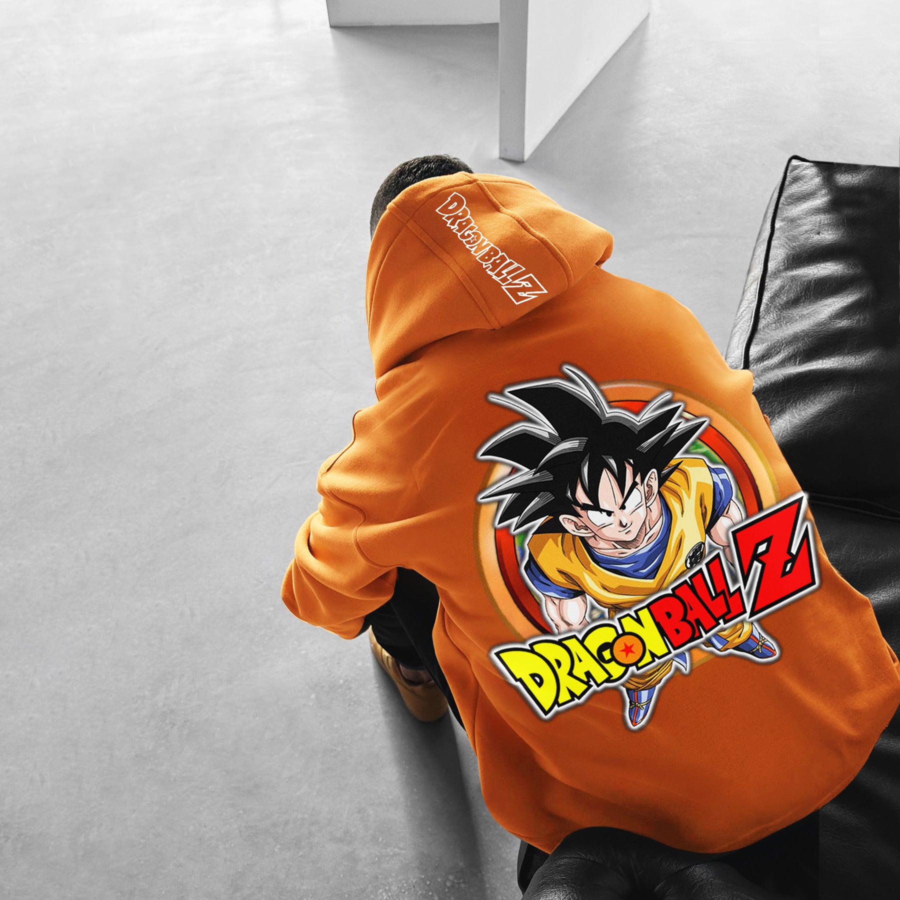 Anime Print Oversize Hoodie