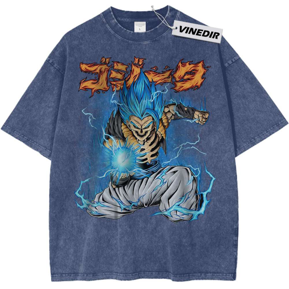 Anime Print Vintage Tee DBZ T-Shirt For Fans