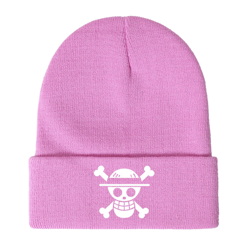Unisex Straw Hat Anime Casual Warm Beanie