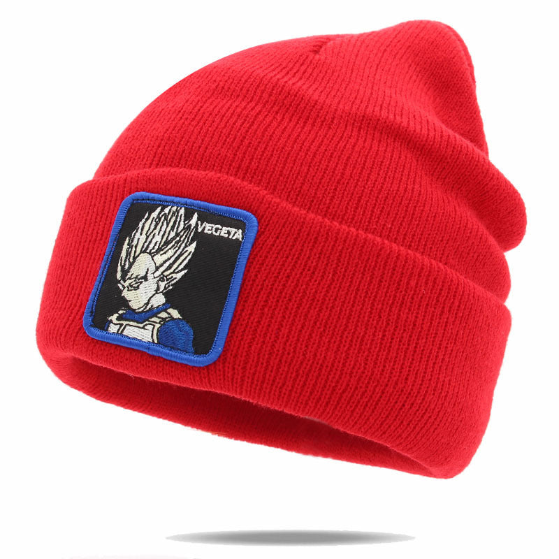 Unisex Cartoon Warm Label Wool Hat