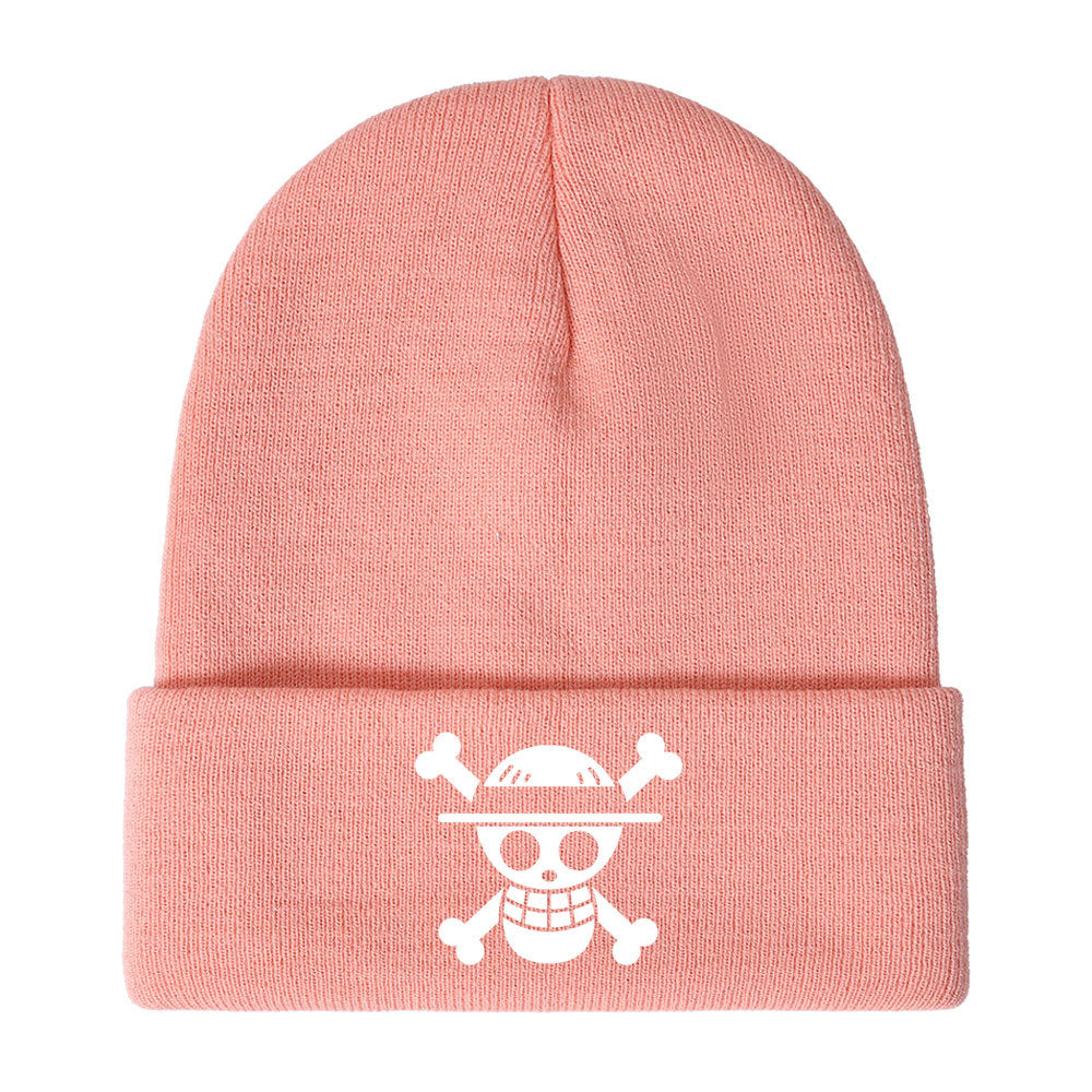 Unisex Straw Hat Anime Casual Warm Beanie