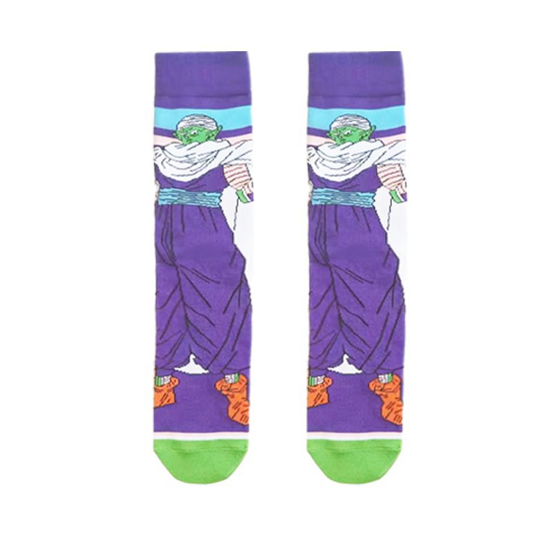 Unisex Anime Middle Tube Cotton Socks Cartoon Long Tube Trendy Personality Cotton Socks