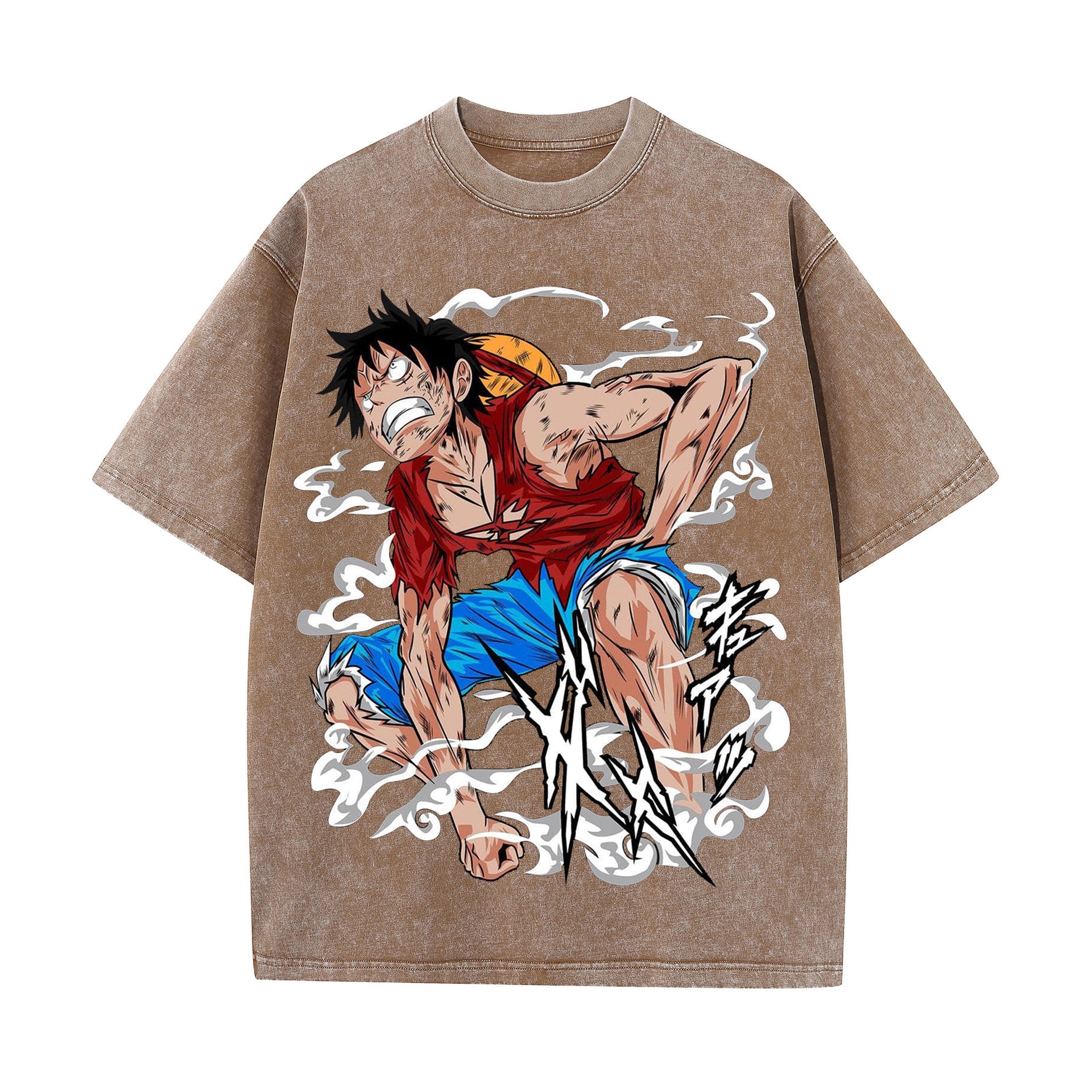 Anime Print Vintage T-Shirt
