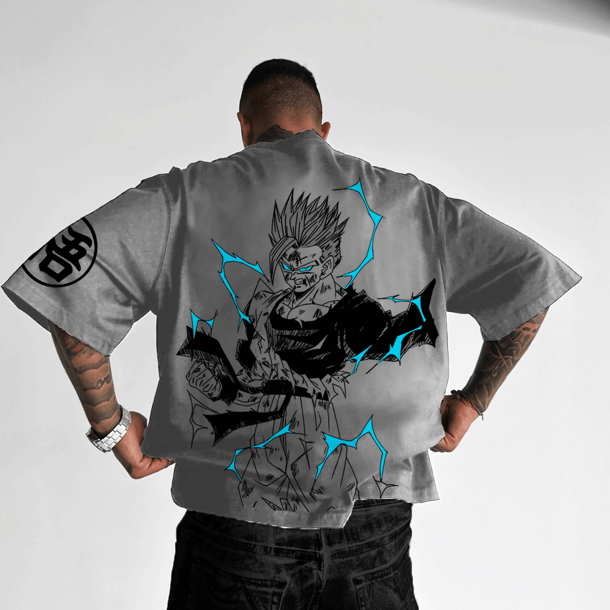 Unisex Anime Gift Casual Print Oversized T-shirt