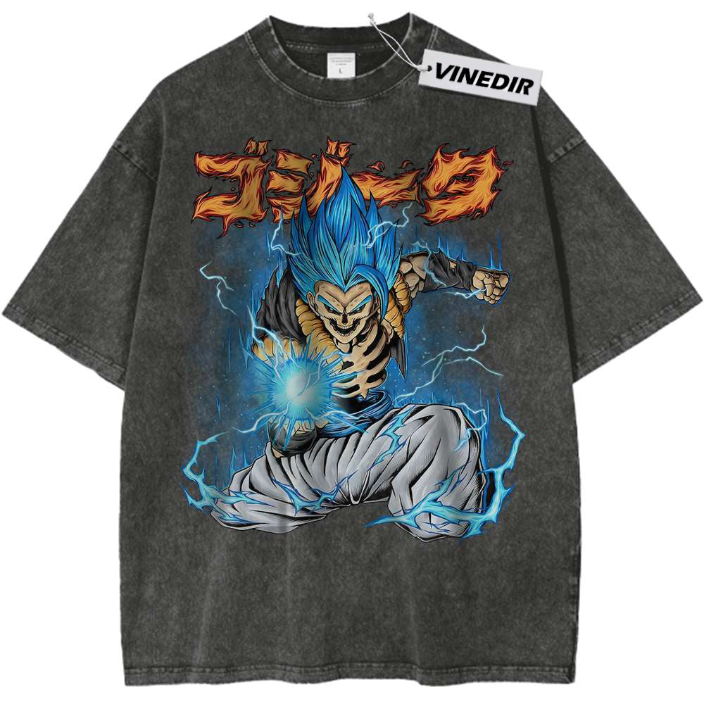 Anime Print Vintage Tee DBZ T-Shirt For Fans