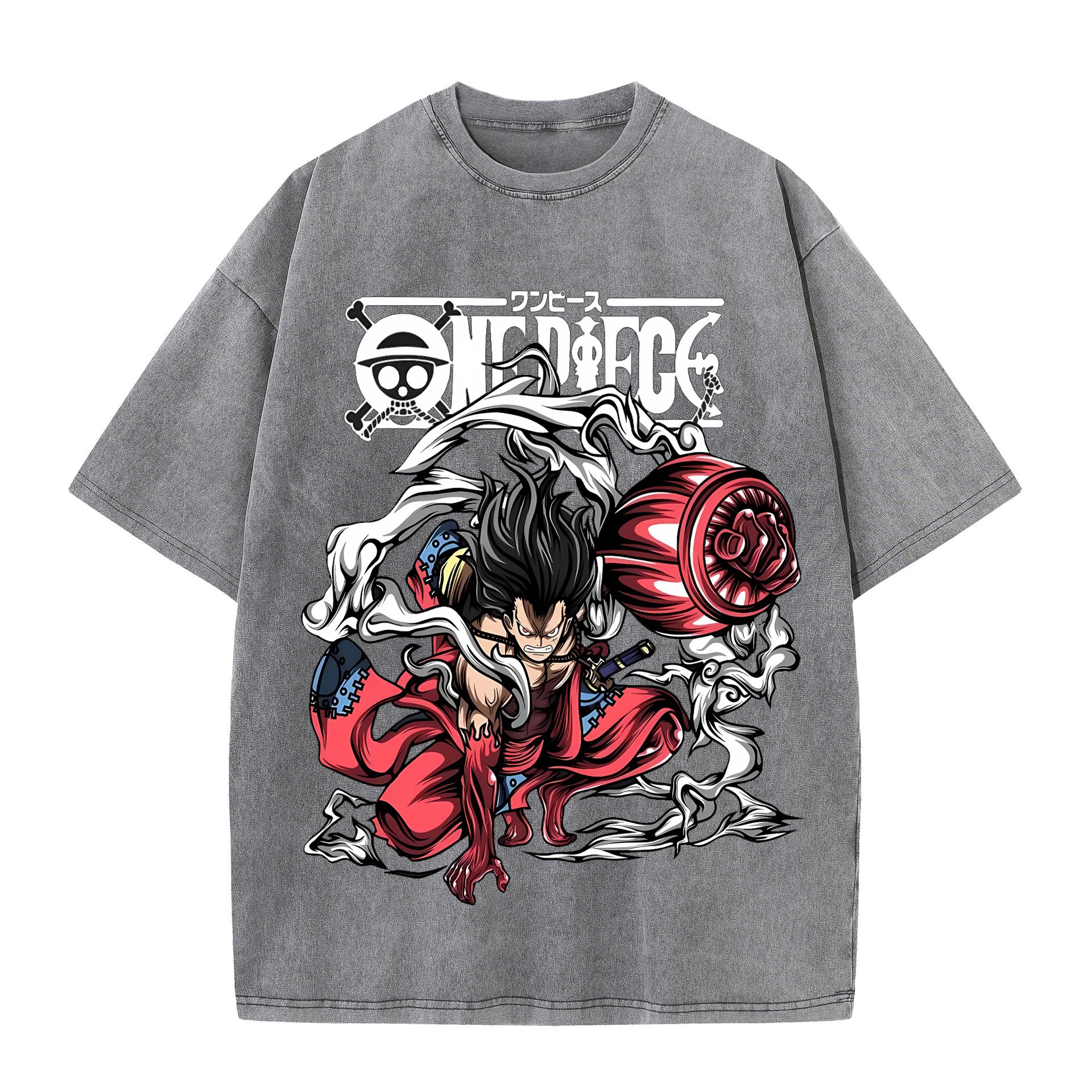 Anime Print Vintage T-Shirt
