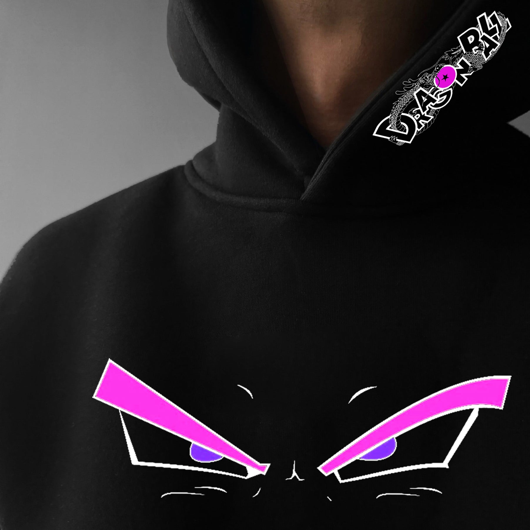 Unisex Oversized Anime Print Hoodie