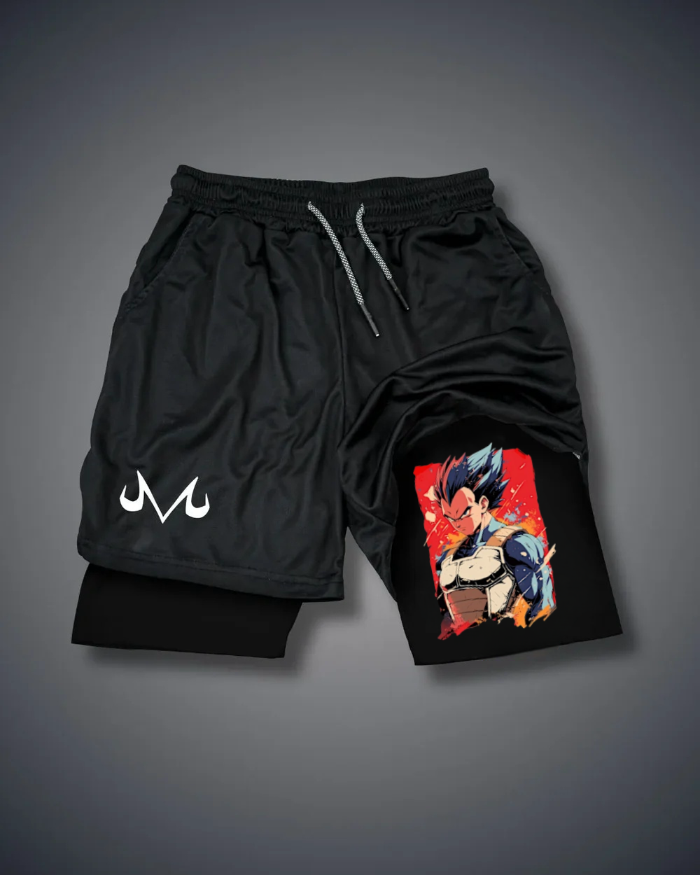 Dragon Ball Z Vegeta Red Performance Shorts
