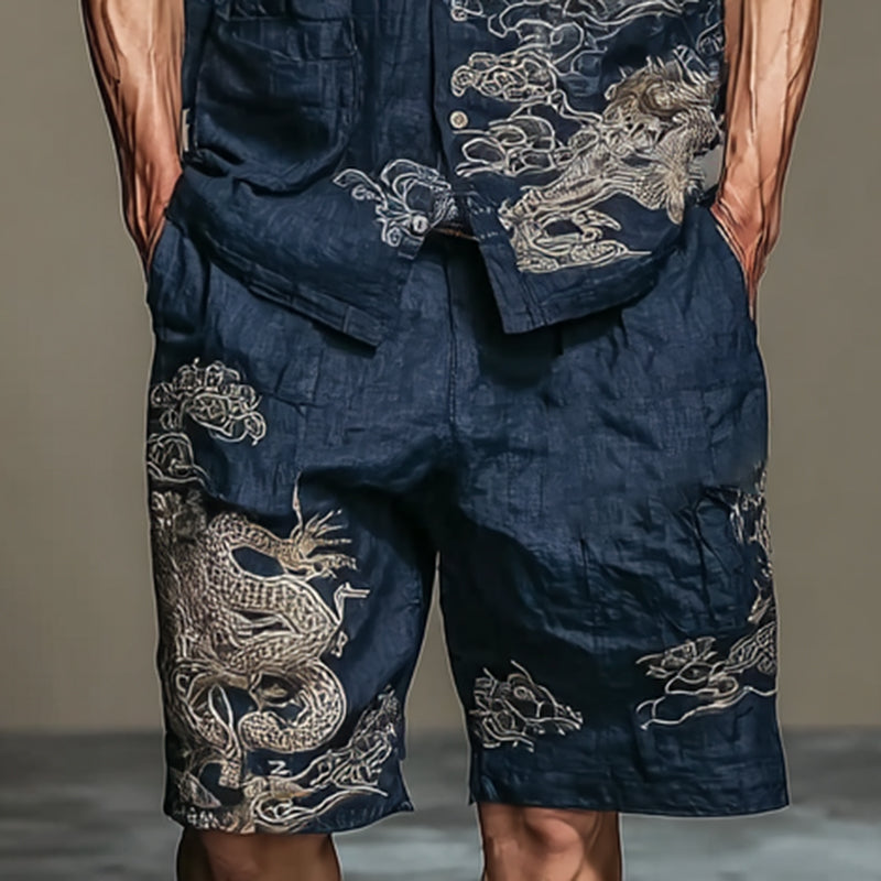 Dragon Gradient Design Two-piece Set