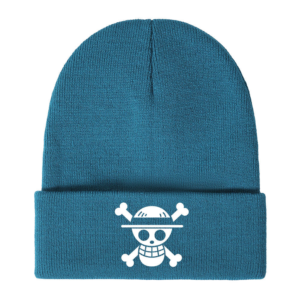 Unisex Straw Hat Anime Casual Warm Beanie