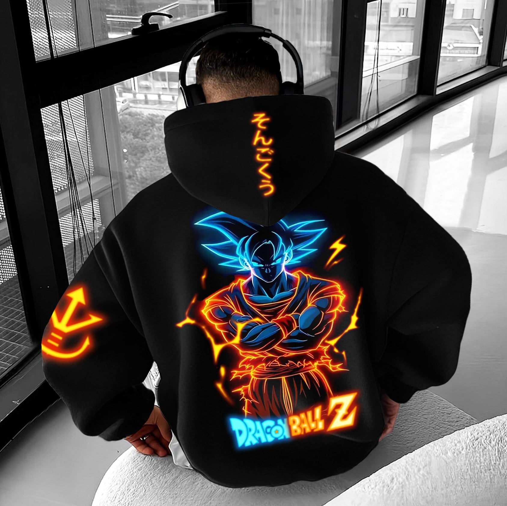 Unisex Anime Oversized Warm Hoodie