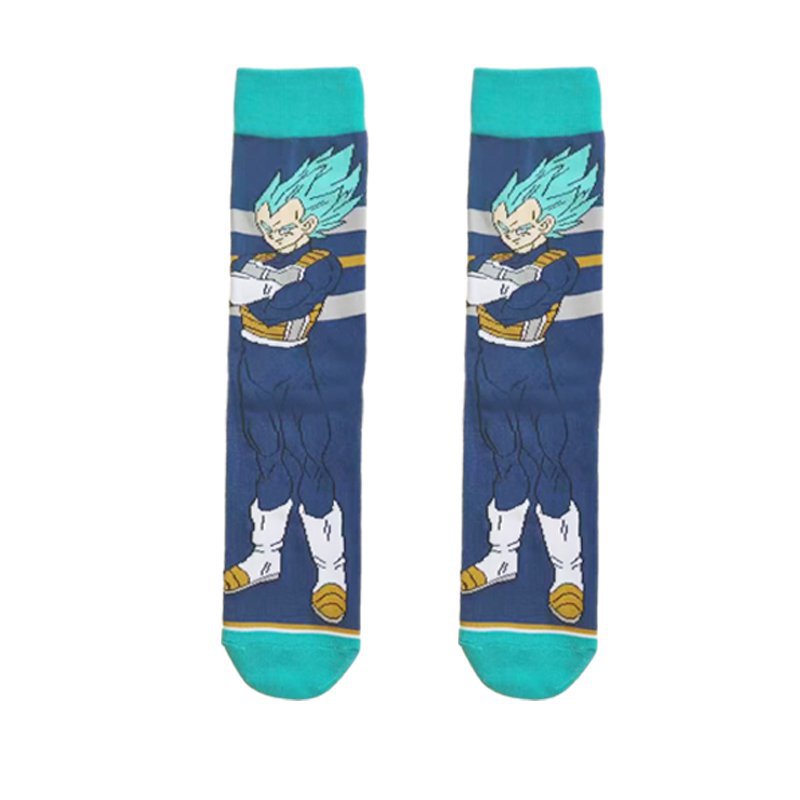 Unisex Anime Middle Tube Cotton Socks Cartoon Long Tube Trendy Personality Cotton Socks
