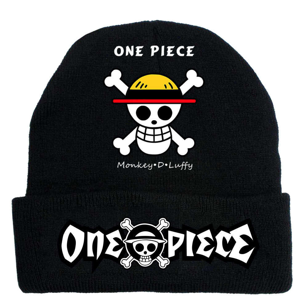 Unisex Pirate One Piece Anime Warm Knitted Hat
