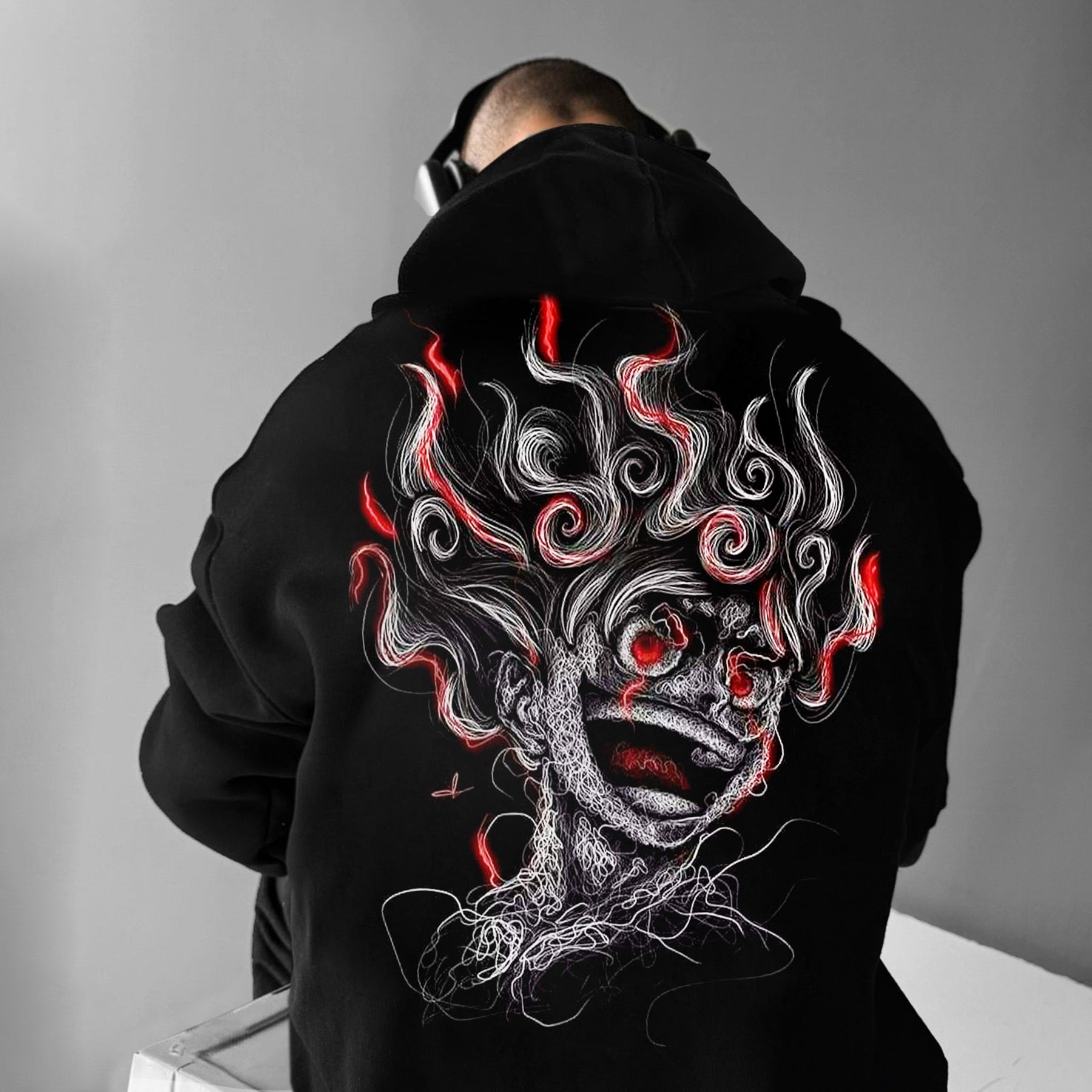 Unisex Casual Crew Pirate Hoodie Japanese Anime Sweatshirt